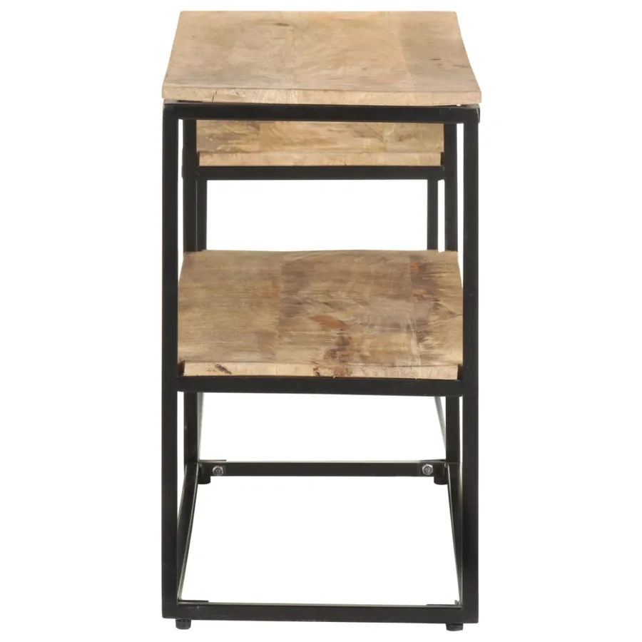 Meuble TV 180x30x50 cm Bois de manguier brut - 3