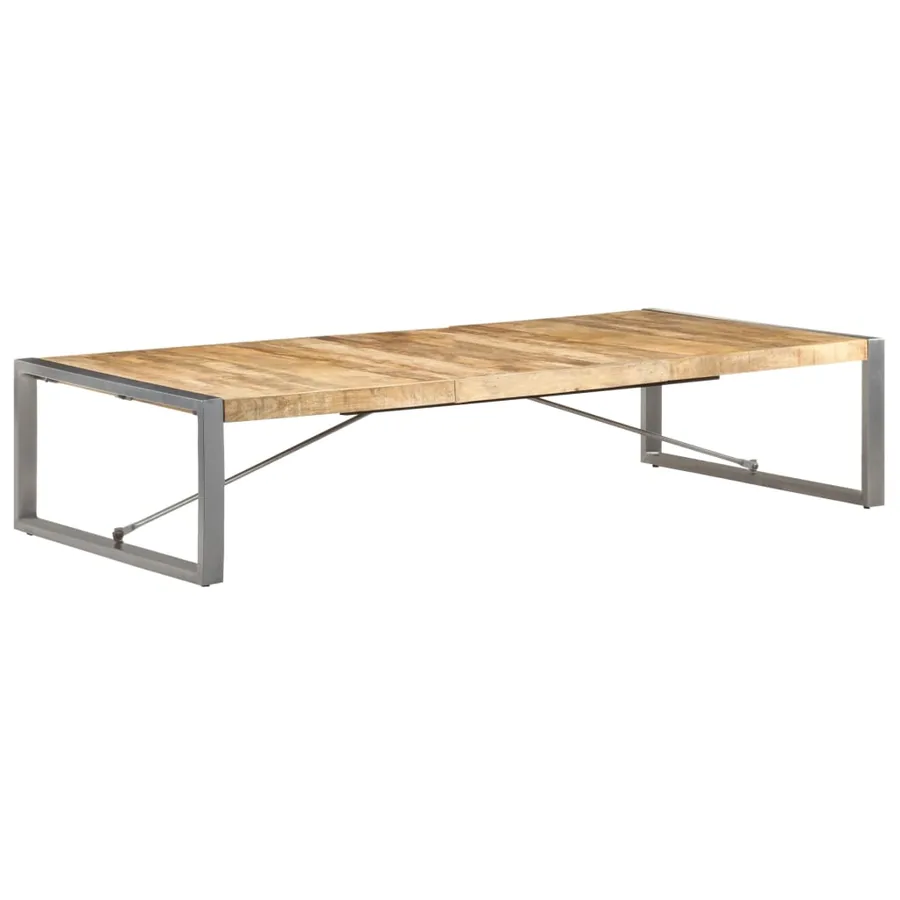 Table basse 180x90x40 cm Bois de manguier brut - 11