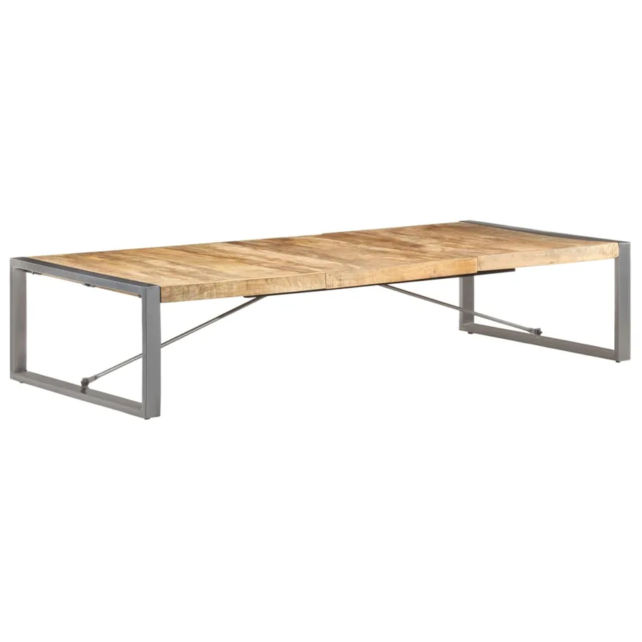 Table basse 180x90x40 cm Bois de manguier brut - 8