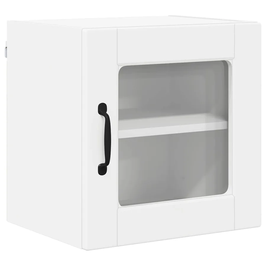 Cabinet en verre mural PORTO Blanc 40 x 31 x 40 cm - 2