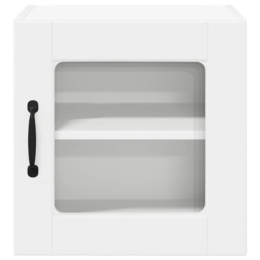 Cabinet en verre mural PORTO Blanc 40 x 31 x 40 cm - 6