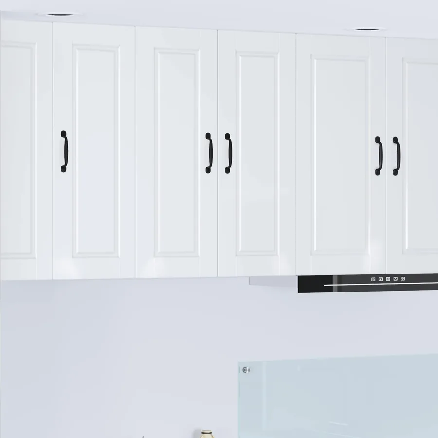 Meuble mural PORTO Blanc brillant 60 x 31 x 80 cm