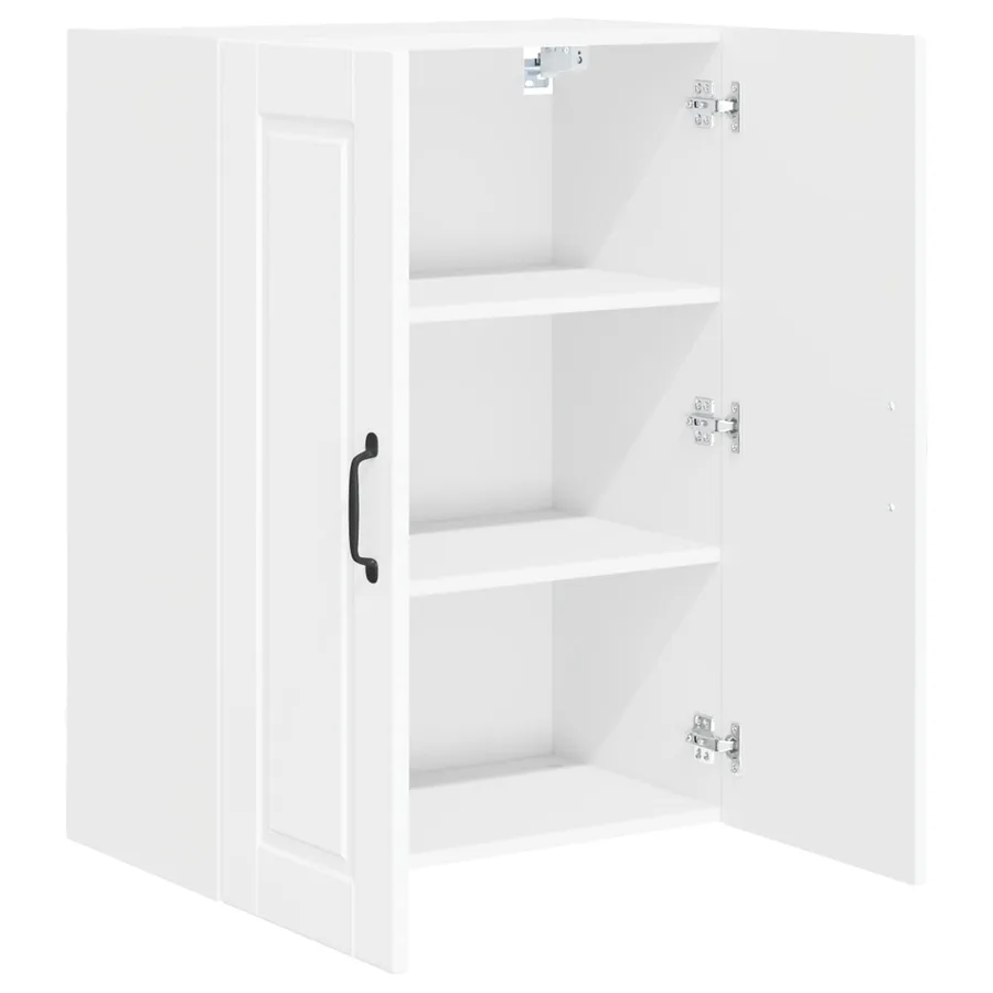 Meuble mural PORTO Blanc brillant 60 x 31 x 80 cm - 5