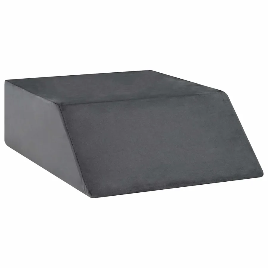Coussin pour les jambes Uni Gris 63 x 52 x 19 cm Mousse PU - 2