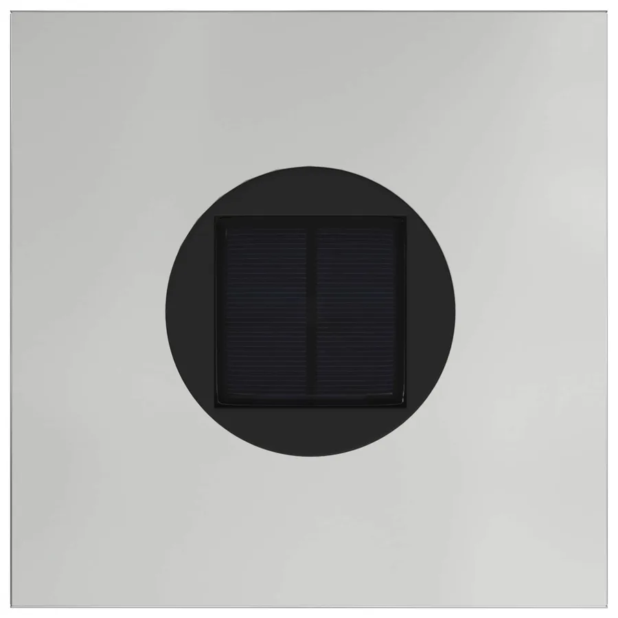 Lumière de Chemin LED Solaire 2 pcs Blanc chaud 18 x 18 x 80 cm - 9