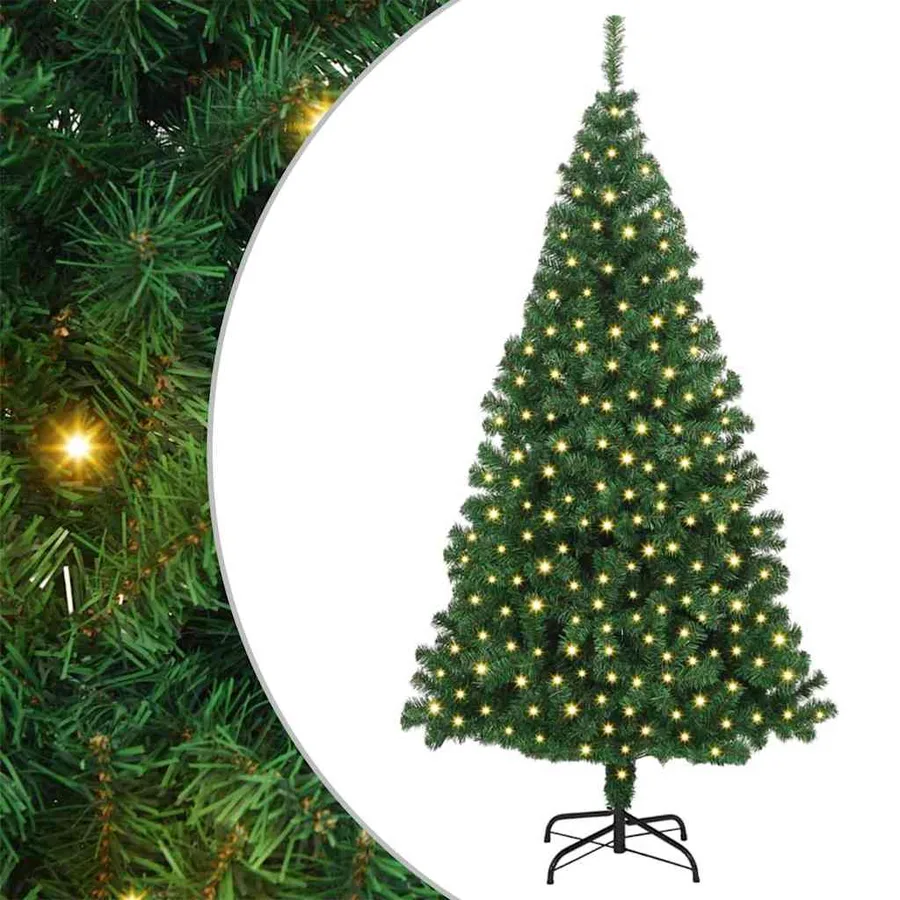 Sapin de Noël artificiel Vert 180 cm PVC, Acier et Plastique - 2