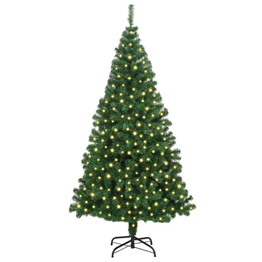 Sapin de Noël artificiel Vert 180 cm PVC, Acier et Plastique - 3