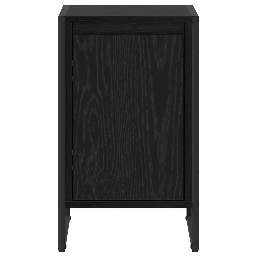 Table de chevet Chêne noir 39,5 x 30 x 50 cm Bois d'ingénierie - 6