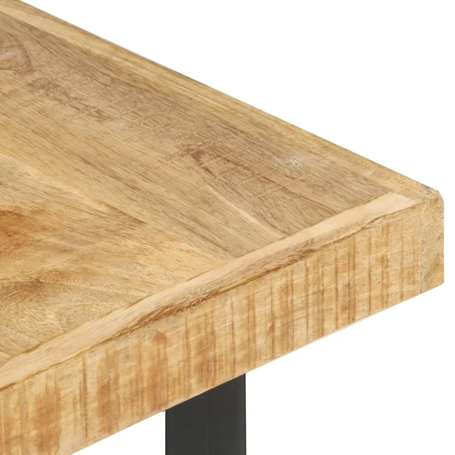 Table basse 142x90x42 cm Bois de manguier massif - 4
