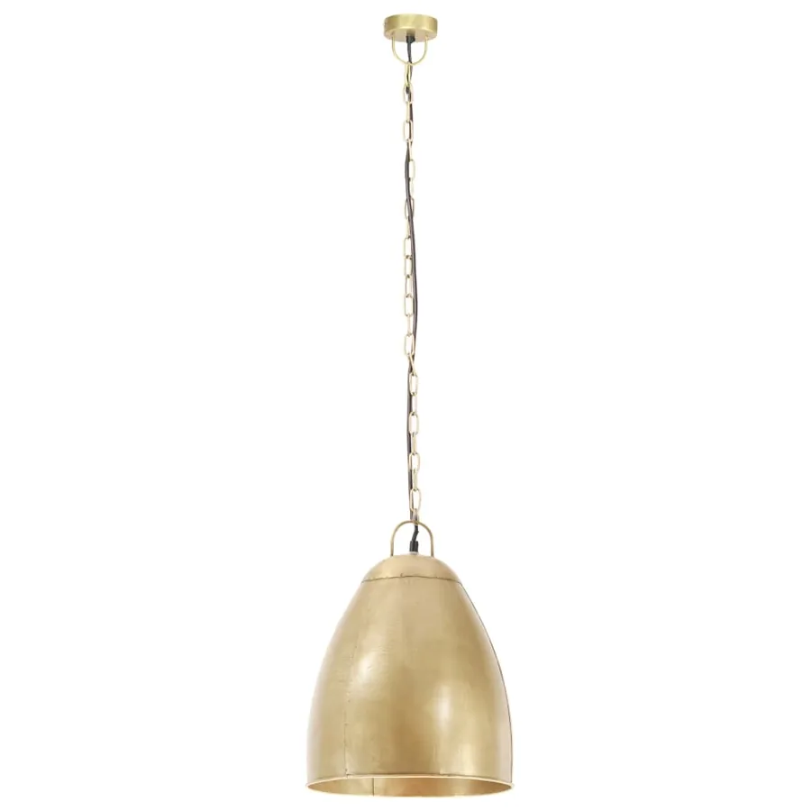 Lampe suspendue industrielle 25 W Laiton Rond 32 cm E27 - 3
