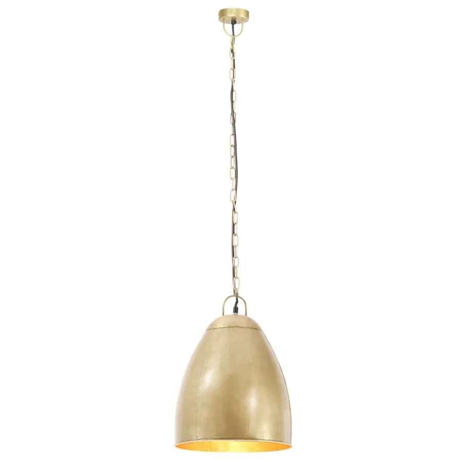 Lampe suspendue industrielle 25 W Laiton Rond 32 cm E27 - 4