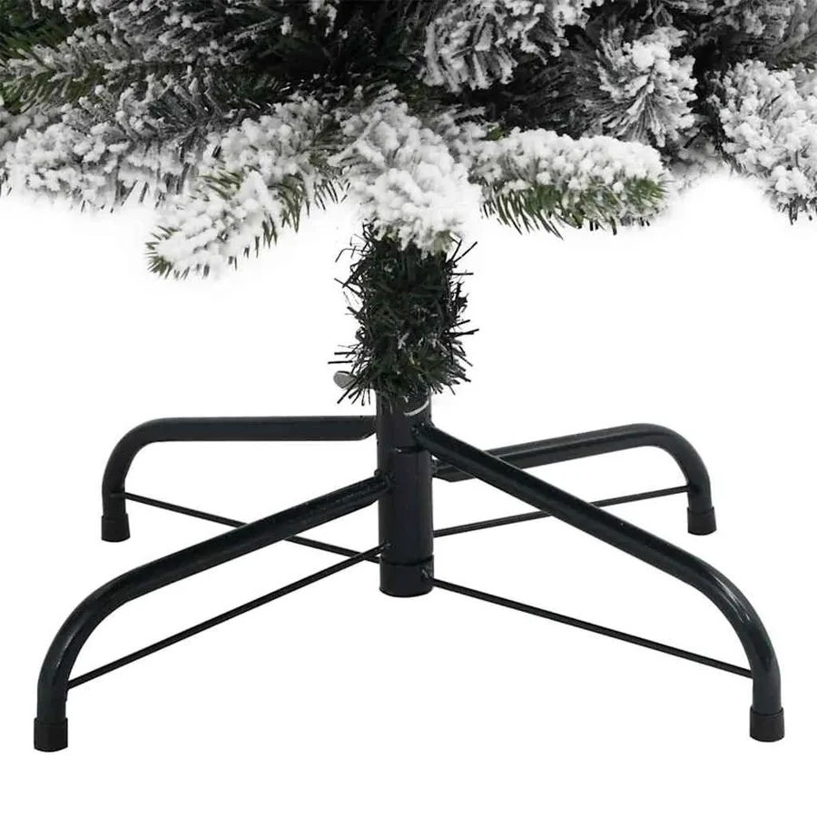 Sapin de Noël artificiel Blanc 150 cm PVC, métal et plastique - 14