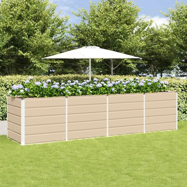 Jardinière Ivoire 320 x 80 x 75 cm Acier