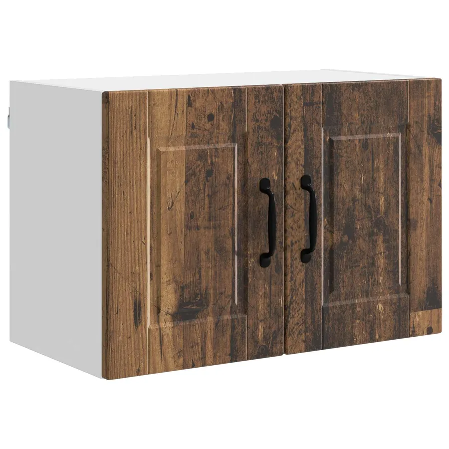 Meuble mural PORTO Bois ancien 60 x 31 x 40 cm - 2