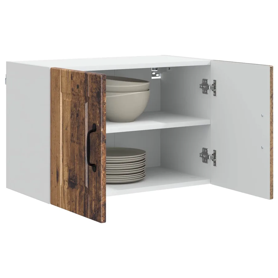 Meuble mural PORTO Bois ancien 60 x 31 x 40 cm - 3