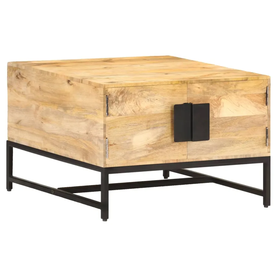 Table basse 67x67x45 cm Bois de manguier massif - 8