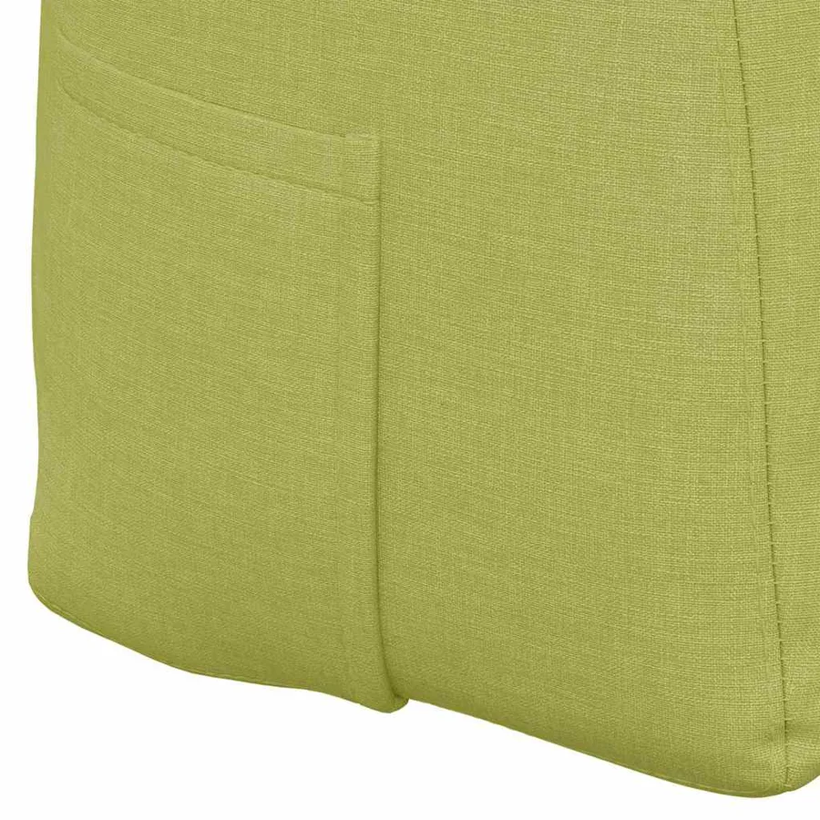 Coussin de Dos Vert clair 140 x 24 x 50 cm tissu - 9