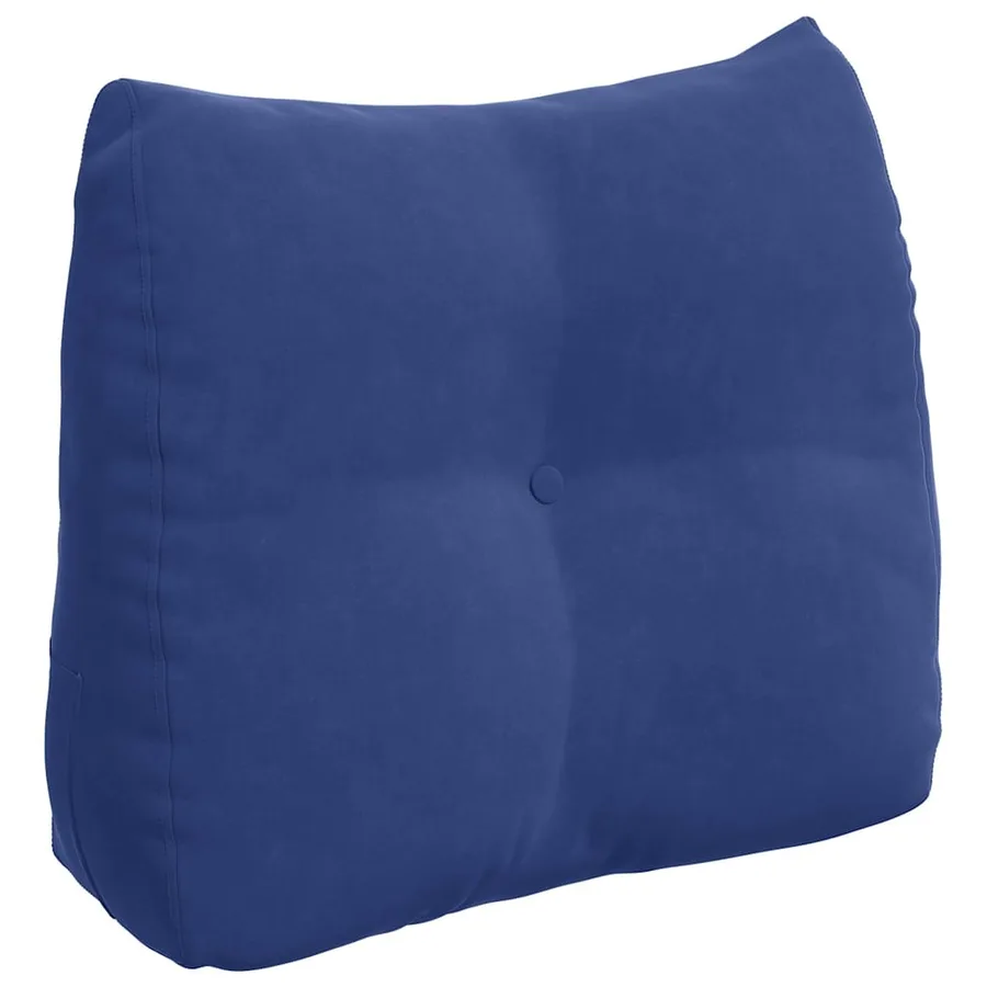Coussin de Dos Bleu police 60 x 24 x 50 cm Velours - 2