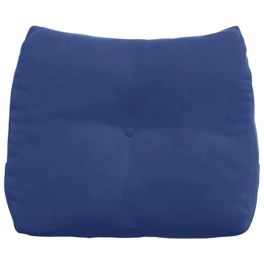 Coussin de Dos Bleu police 60 x 24 x 50 cm Velours - 6