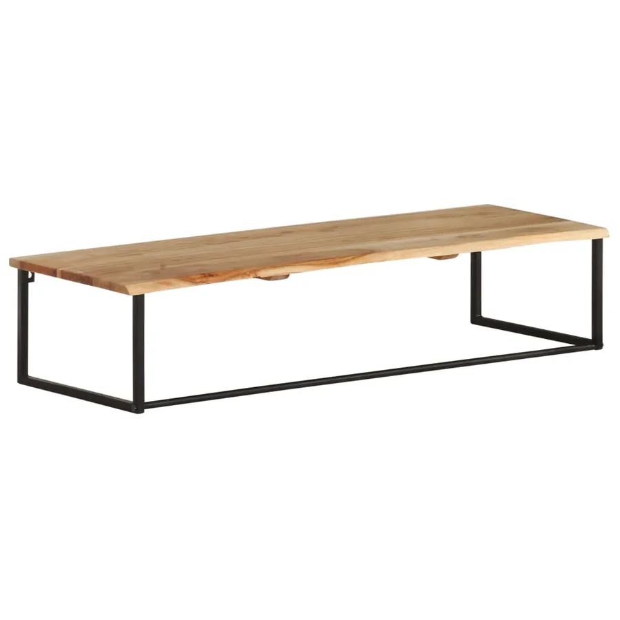 Patère à bord naturel 100x35x22 cm Bois d'acacia massif - 10