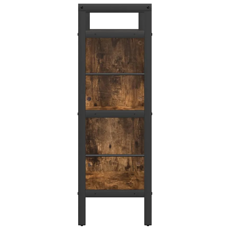 Étagère Chêne fumé 75 x 30 x 91 cm Bois d'ingénierie - 6