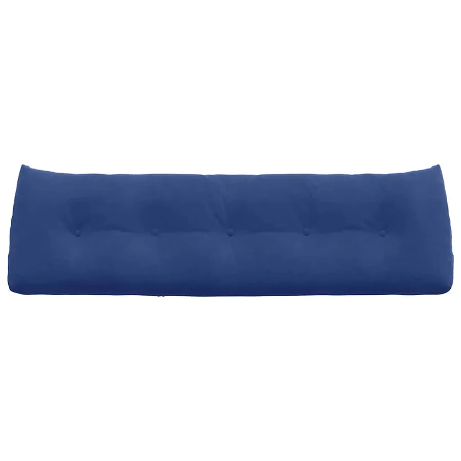 Coussin de Dos Bleu police 160 x 24 x 50 cm Velours - 6