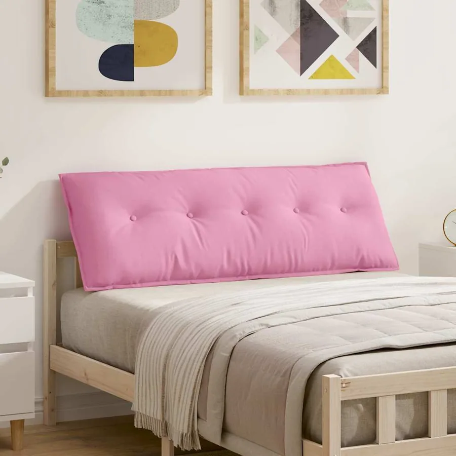 Coussin de Dos Rose 140 x 19 x 50 cm tissu