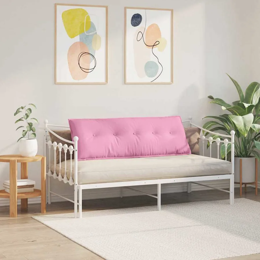 Coussin de Dos Rose 140 x 19 x 50 cm tissu - 4