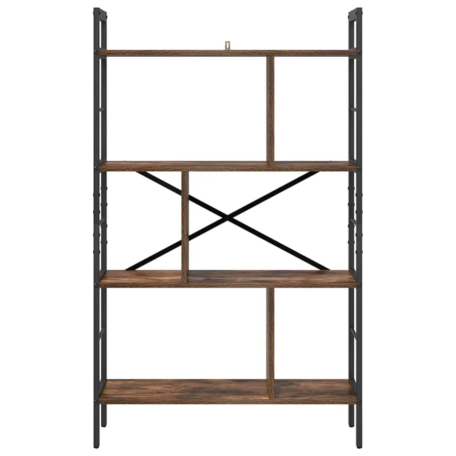 Étagère Chêne fumé 75 x 30 x 123,5 cm Bois d'ingénierie - 5
