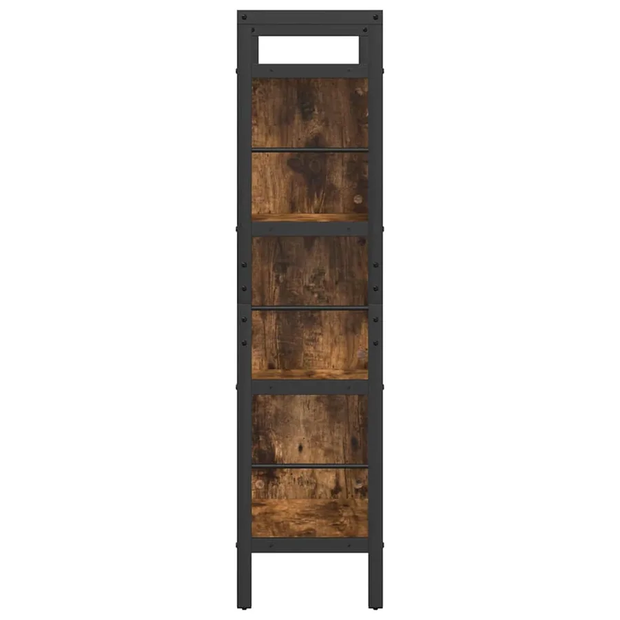 Étagère Chêne fumé 75 x 30 x 123,5 cm Bois d'ingénierie - 6