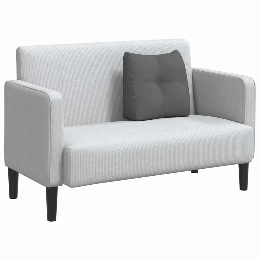 Coussin de Dos Gris foncé 45 x 24 x 50 cm tissu - 3