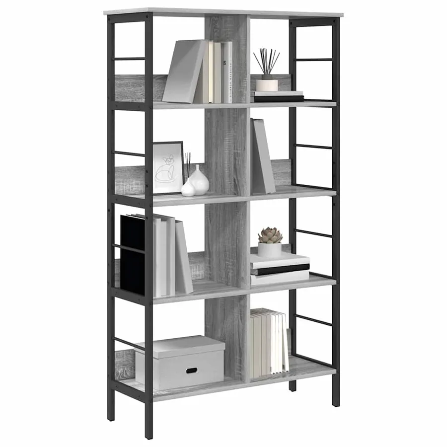 Étagère Gris Sonoma 82 x 32 x 144,5 cm Bois d'ingénierie - 3