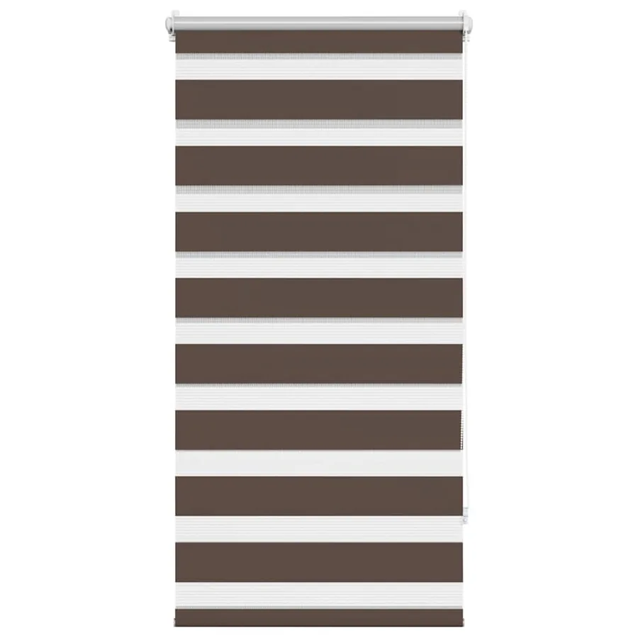Store Zebra 60,9 x 120 cm, largeur du tissu 56,7 cm, couleur café - 2