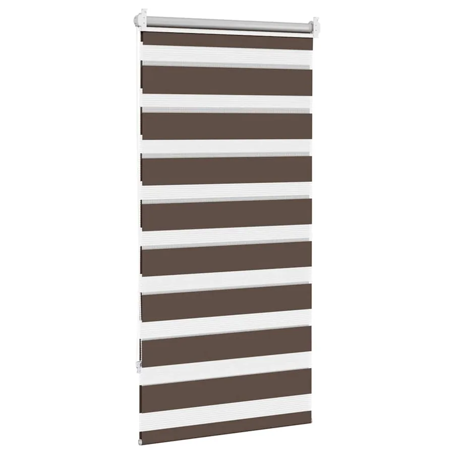 Store Zebra 60,9 x 120 cm, largeur du tissu 56,7 cm, couleur café - 4