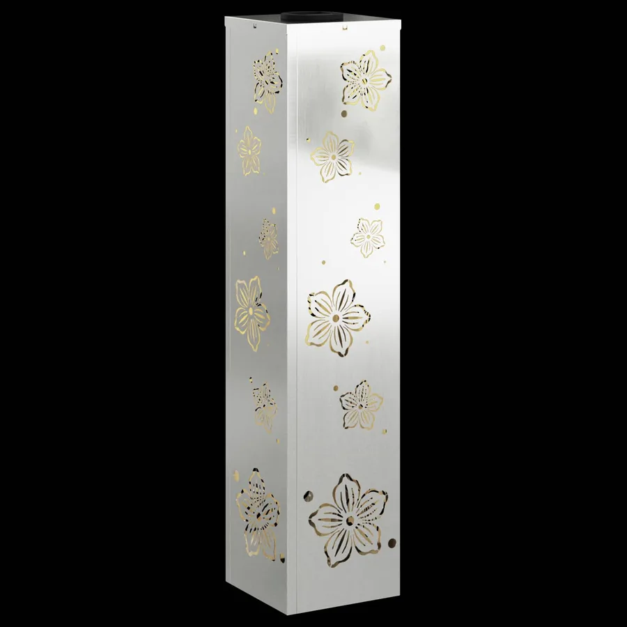 Lumière de chemin LED solaire 2 pcs Blanc chaud 18 x 18 x 80 cm - 12