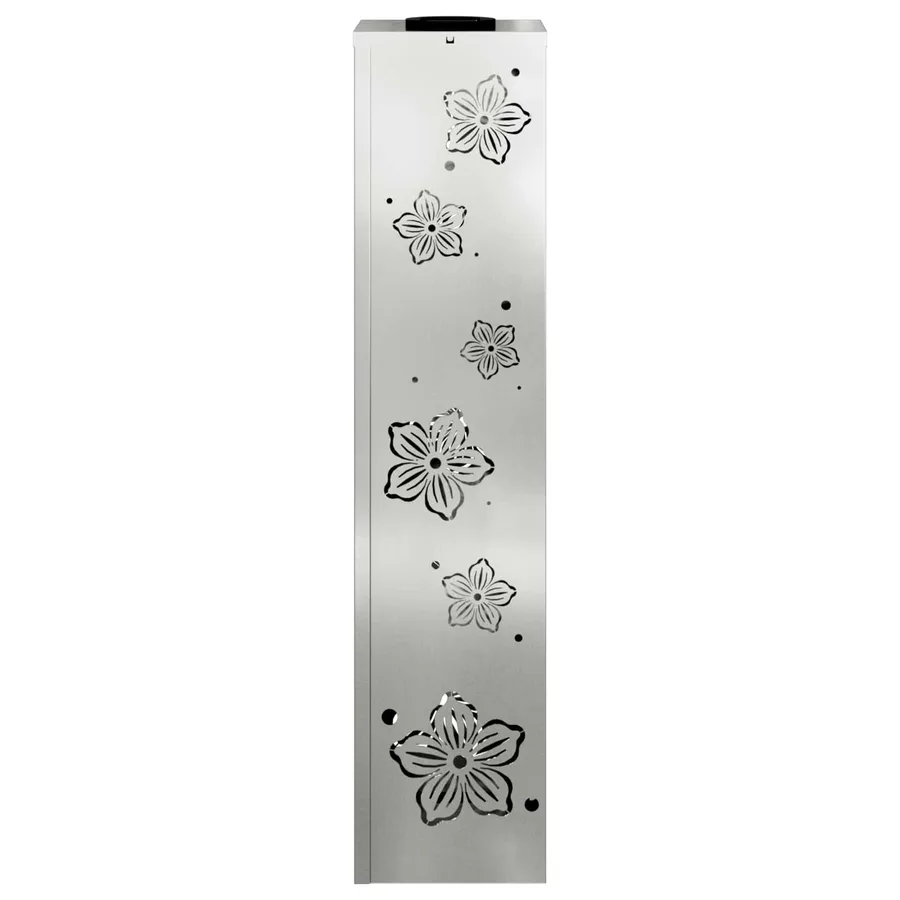 Lumière de chemin LED solaire 2 pcs Blanc chaud 18 x 18 x 80 cm - 6
