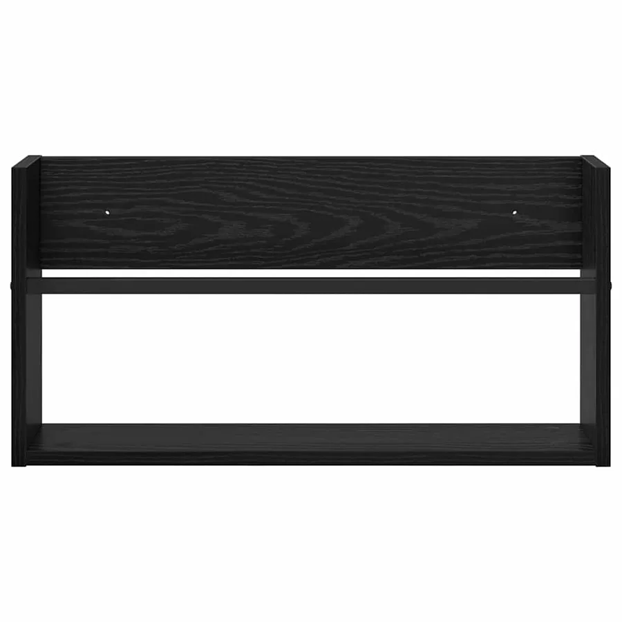 Étagère à magazines 2 pcs Chêne noir 60 x 12 x 30 cm - 6