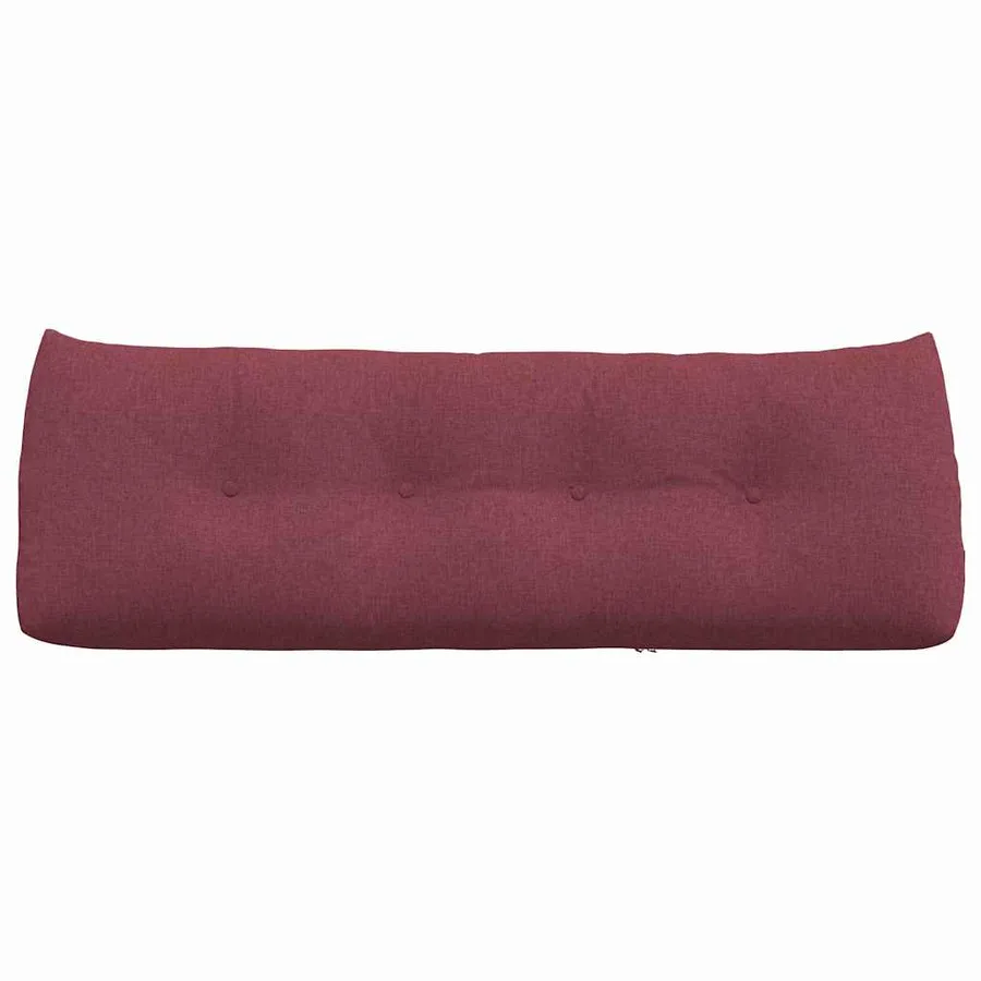 Coussin de Dos Bordeaux 140 x 24 x 50 cm tissu - 6