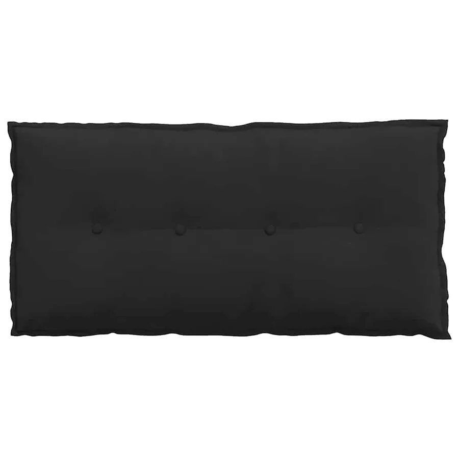 Coussin de Dos Noir 100 x 50 cm Tissu en microfibre - 6