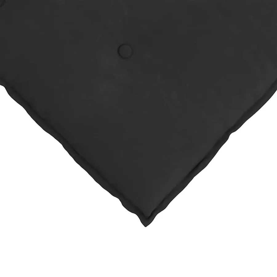 Coussin de Dos Noir 100 x 50 cm Tissu en microfibre - 7