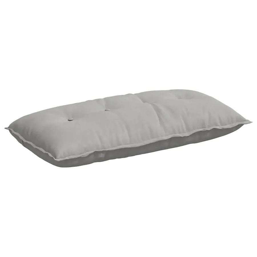 Coussin de Dos Gris clair 100 x 50 cm Tissu en microfibre - 2