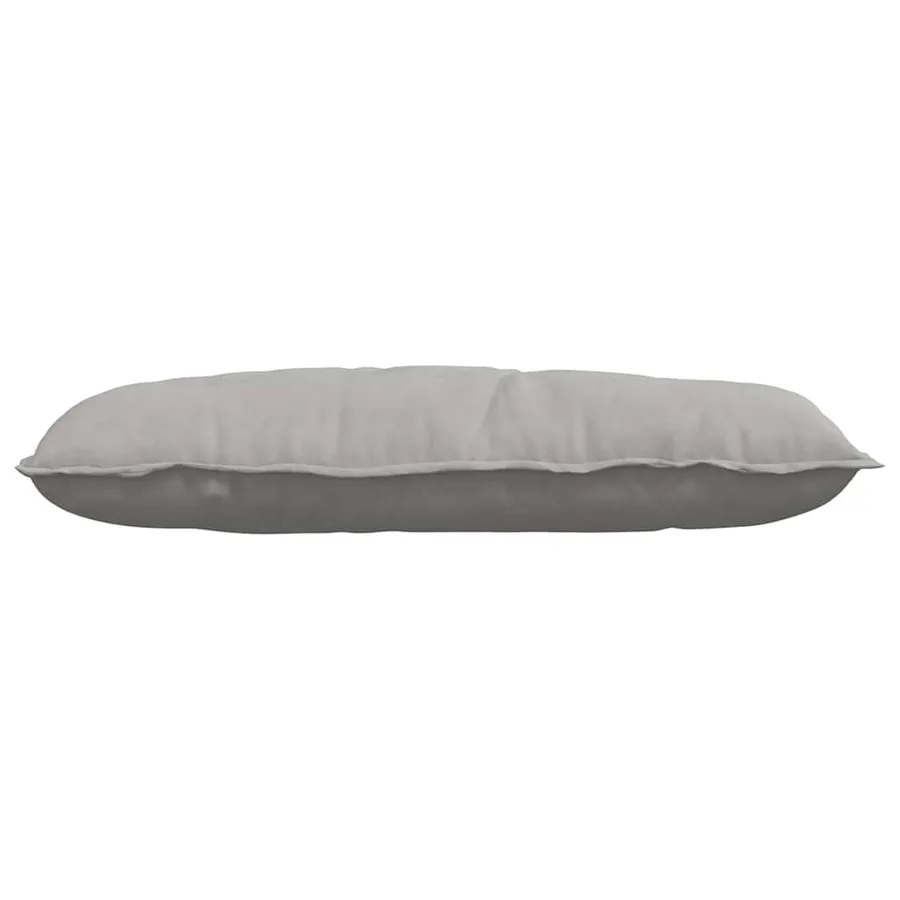 Coussin de Dos Gris clair 100 x 50 cm Tissu en microfibre - 5