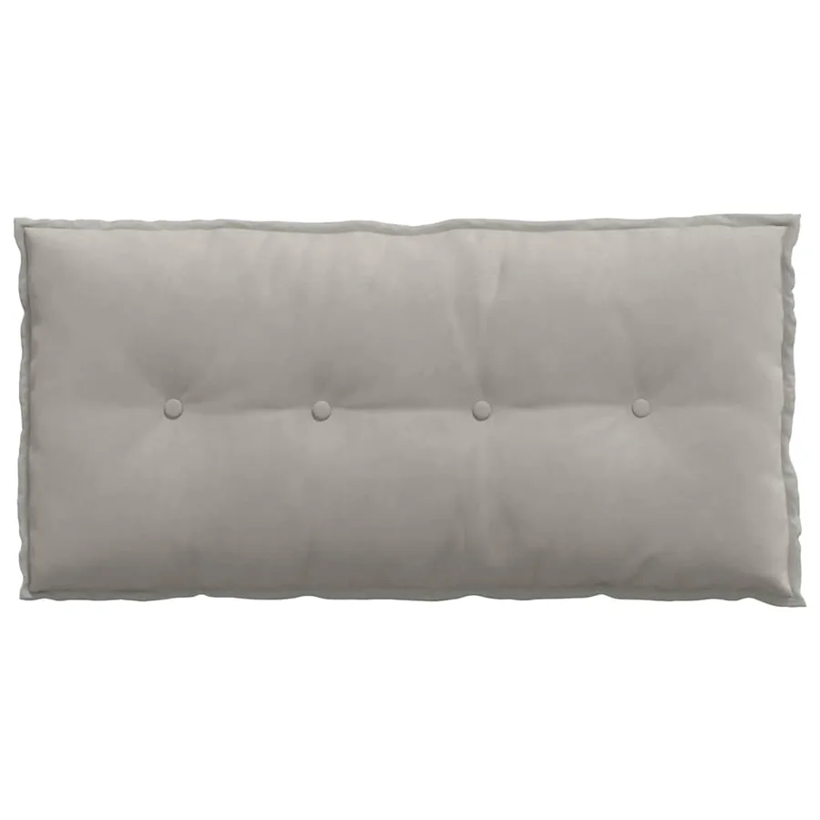 Coussin de Dos Gris clair 100 x 50 cm Tissu en microfibre - 6