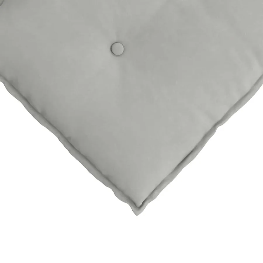 Coussin de Dos Gris clair 100 x 50 cm Tissu en microfibre - 7