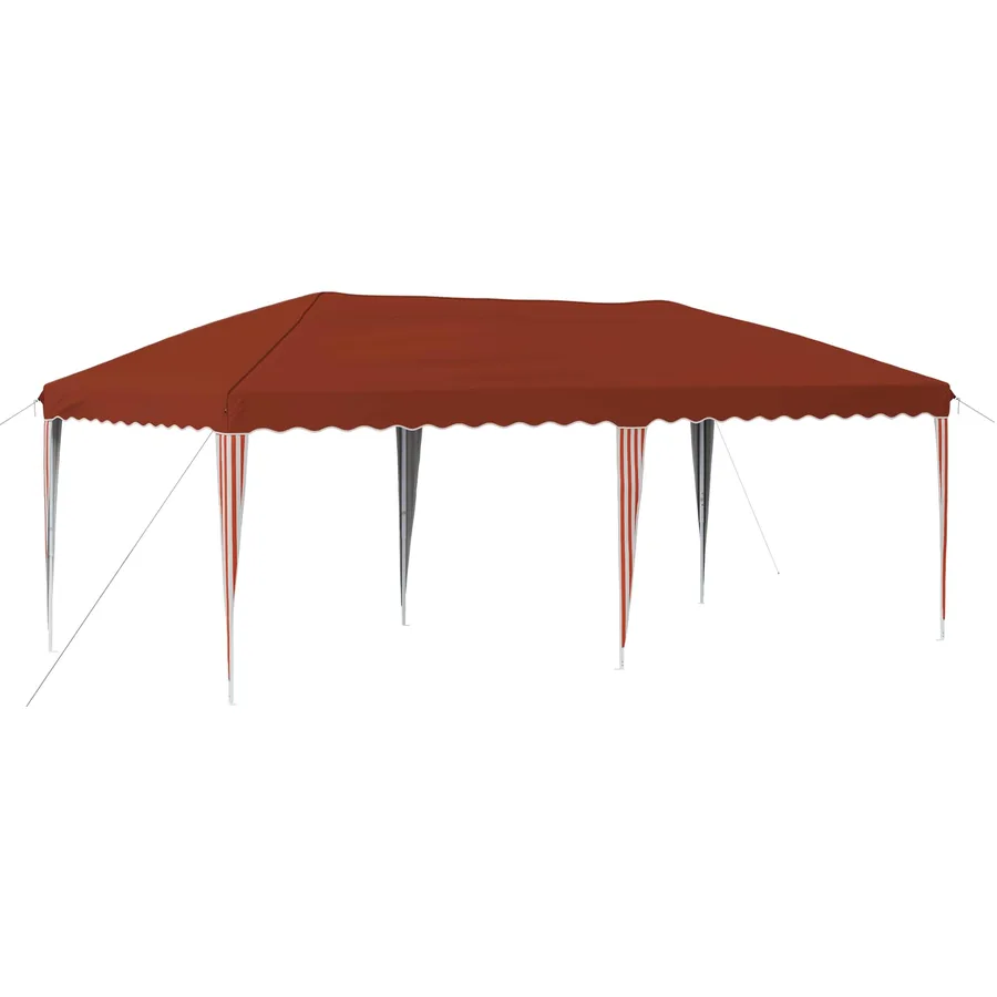 Tente de fête pop-up 575 x 290 x 245 cm Terre cuite - 2