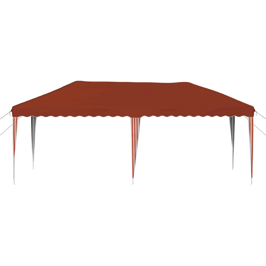 Tente de fête pop-up 575 x 290 x 245 cm Terre cuite - 5