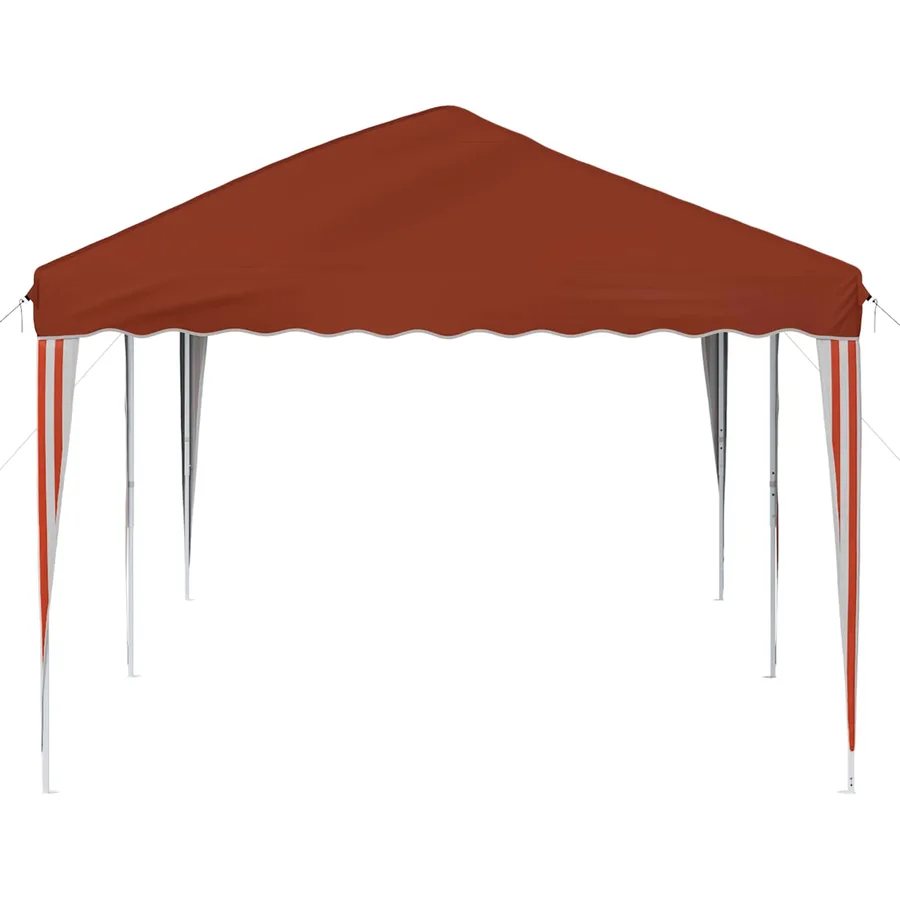 Tente de fête pop-up 575 x 290 x 245 cm Terre cuite - 6
