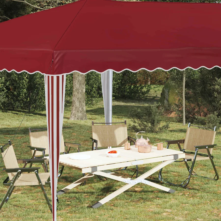 Tente de fête pop-up 575 x 290 x 245 cm Bordeaux - 3