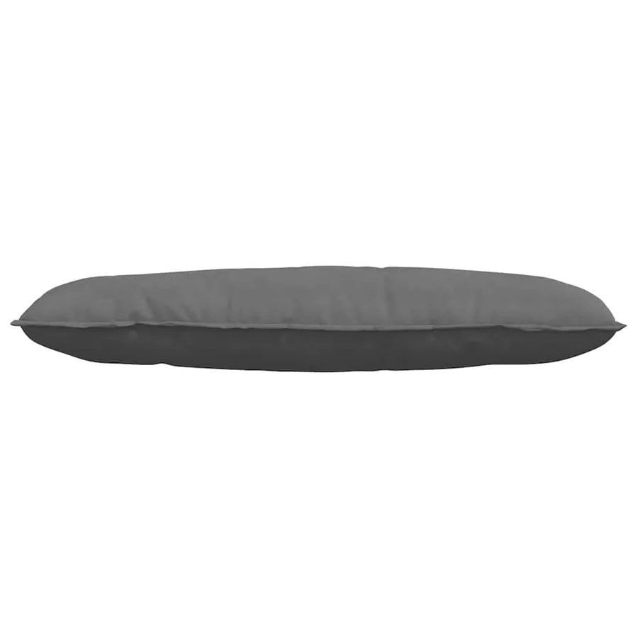 Coussin de Dos Gris foncé 120 x 50 cm Tissu en microfibre - 5