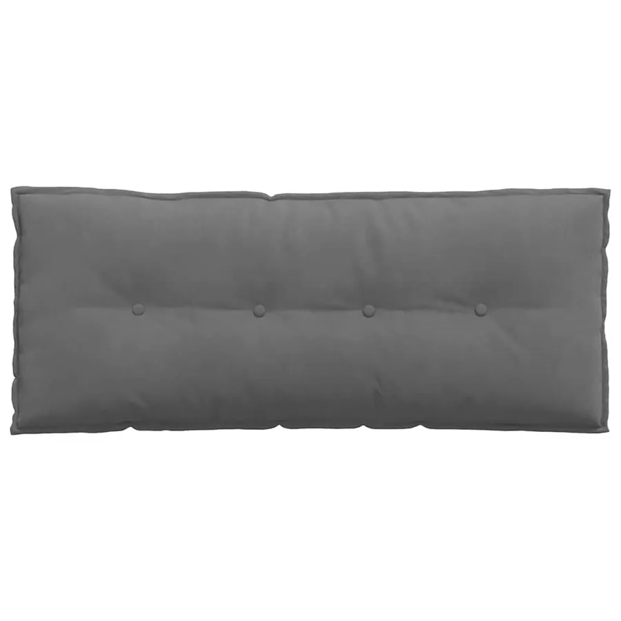 Coussin de Dos Gris foncé 120 x 50 cm Tissu en microfibre - 6